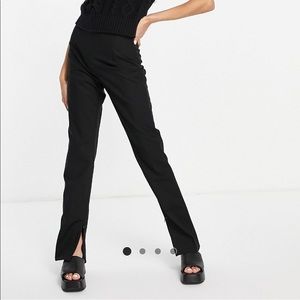 NWT & Other Stories organic blend cotton jersey pants with zip detail